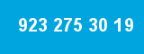 923 275 30 19 923 275 30 19